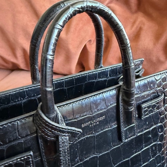 SAINT LAURENT - SAC DE JOUR CROC NANO - Picture 5 of 16